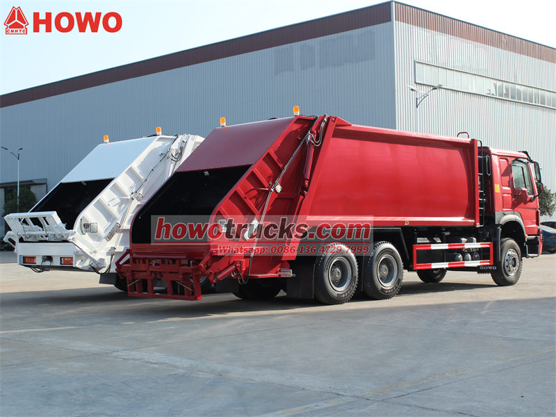 Howo garbage compactor truck