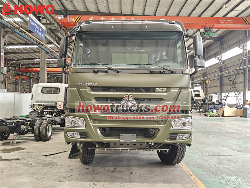 HOWO heavy road sweeper truck