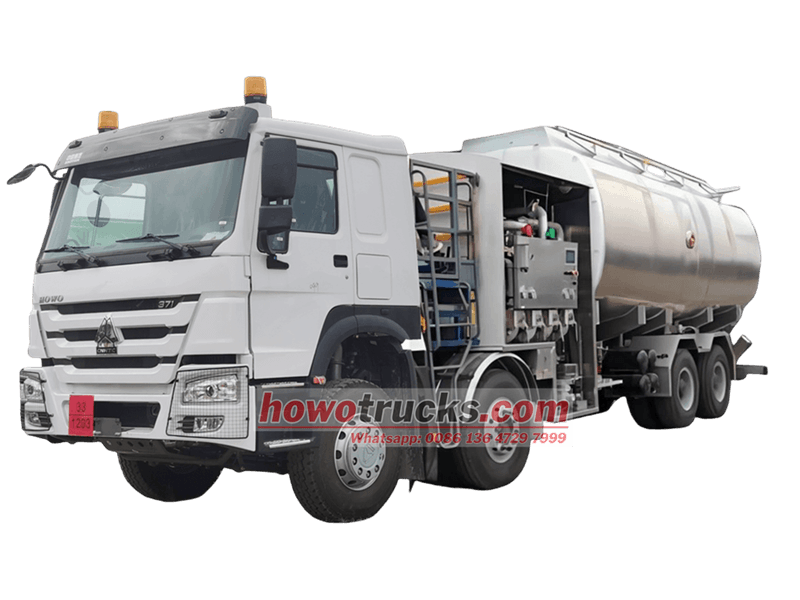 รถบรรทุกเติมน้ำมันเชื้อเพลิงอากาศยาน Howo
