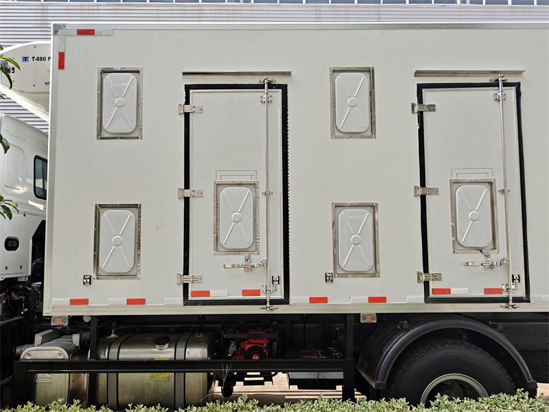 HOWO 4x4 5tons frozen seafood truck