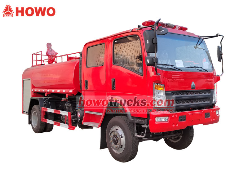 HOWO 4x4  fire fighting truck