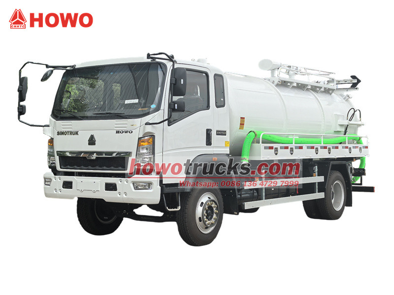 HOWO vacuum tank truck for sale