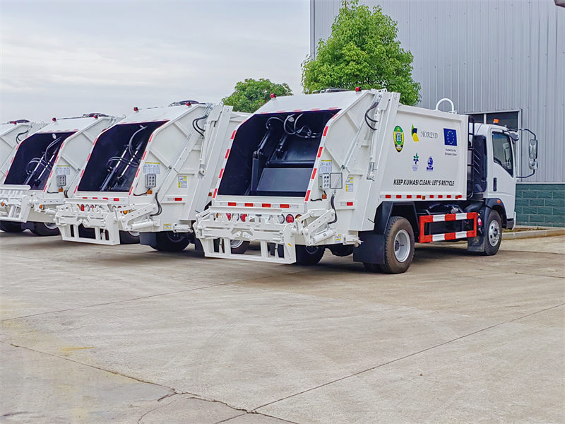 Howo garbage compactor truck