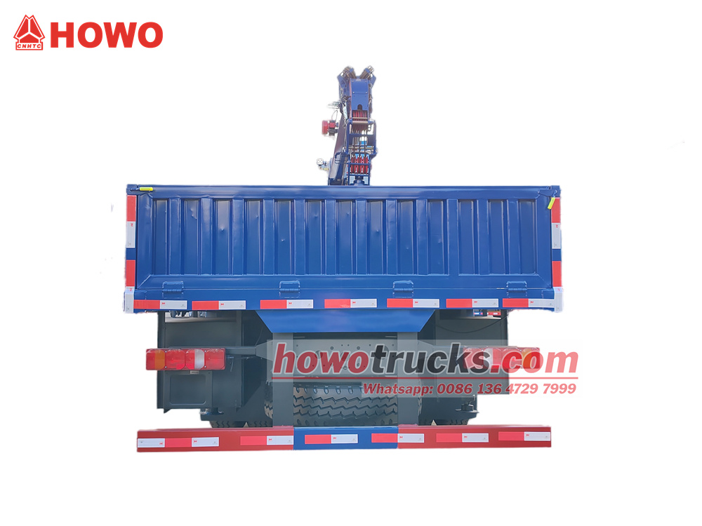 HOWO NX 6x4 10tons telescopic crane truck