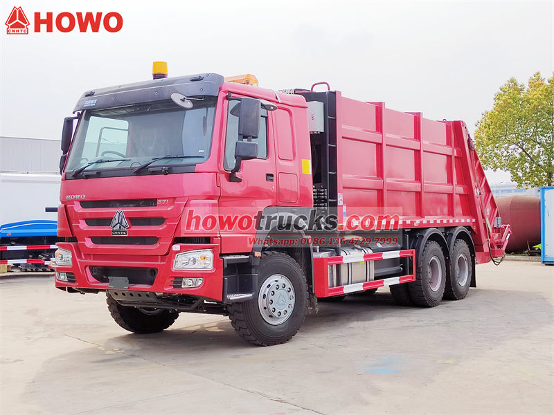 HOWO 20cbm garbage compactor vehicle