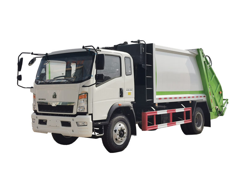 Howo light 6CBM garbage compactor truck