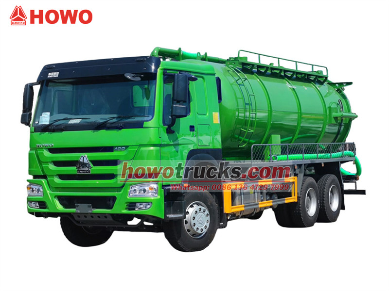 HOWO 6×4 vacuum tank truck