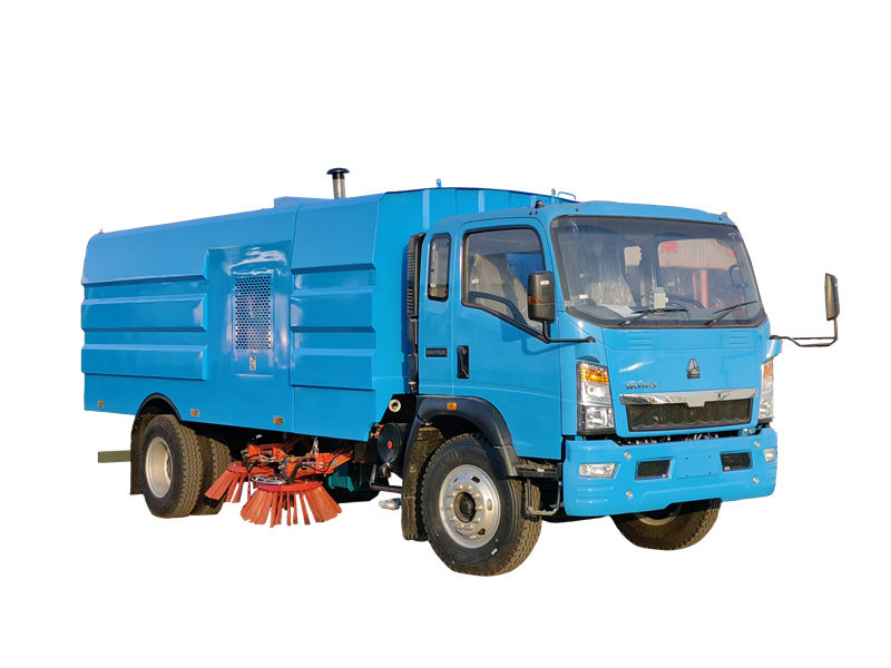 Howo light road sweeper truck