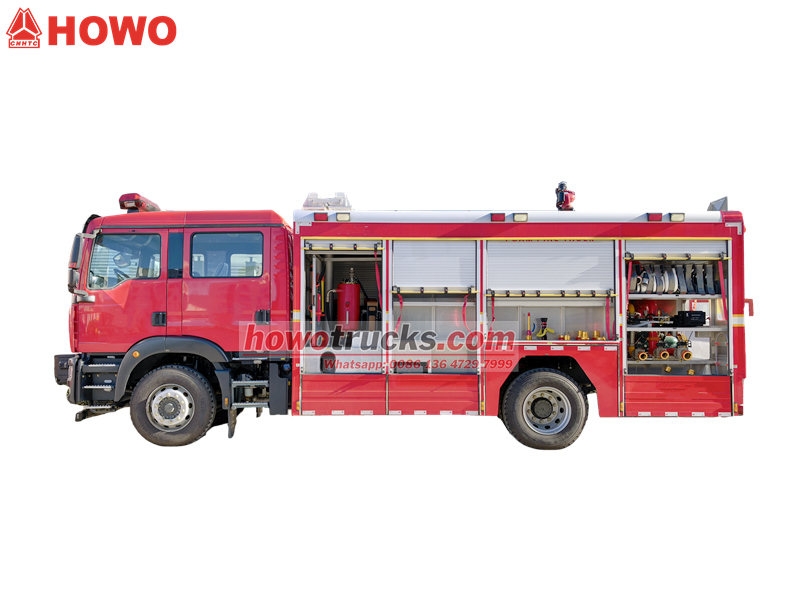 Howo fire foam tank truck 