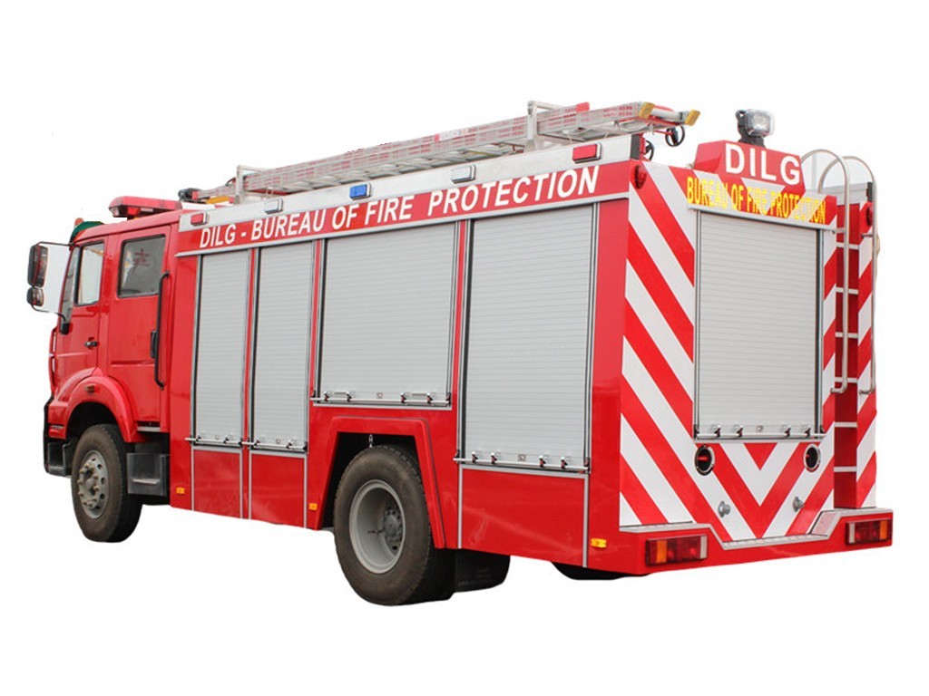 Howo 4x2 fire rescue truck