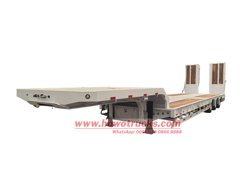 Lowbed semitrailer for export