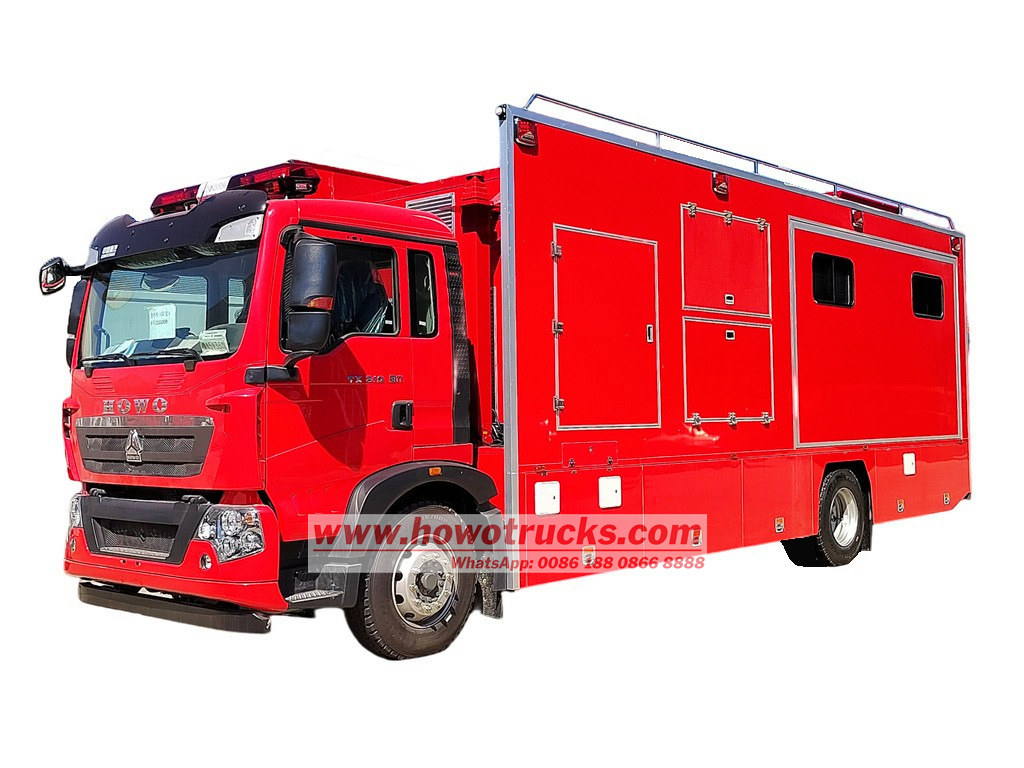 Howo 371HP mobile command vehicle