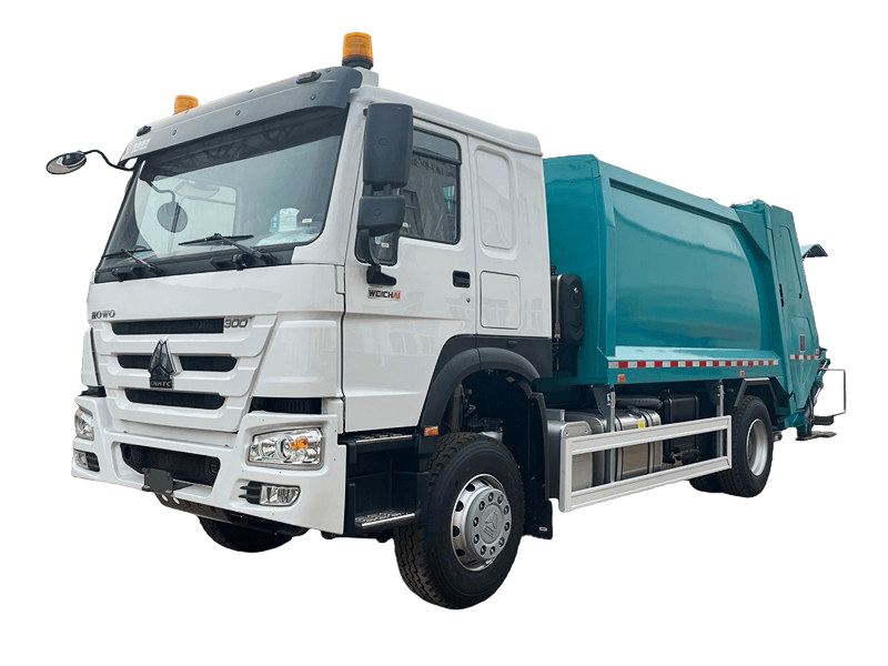 รถบรรทุก Howo แบบโหลดด้านหลัง