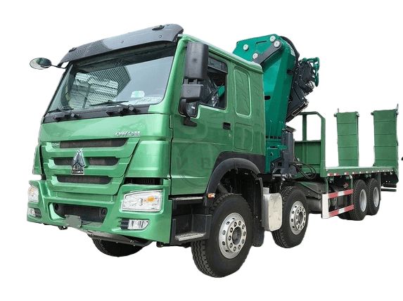 รถเครนแบบข้อต่อ Howo