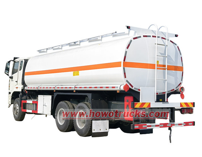 howo 6x4 drive oil tanker truck