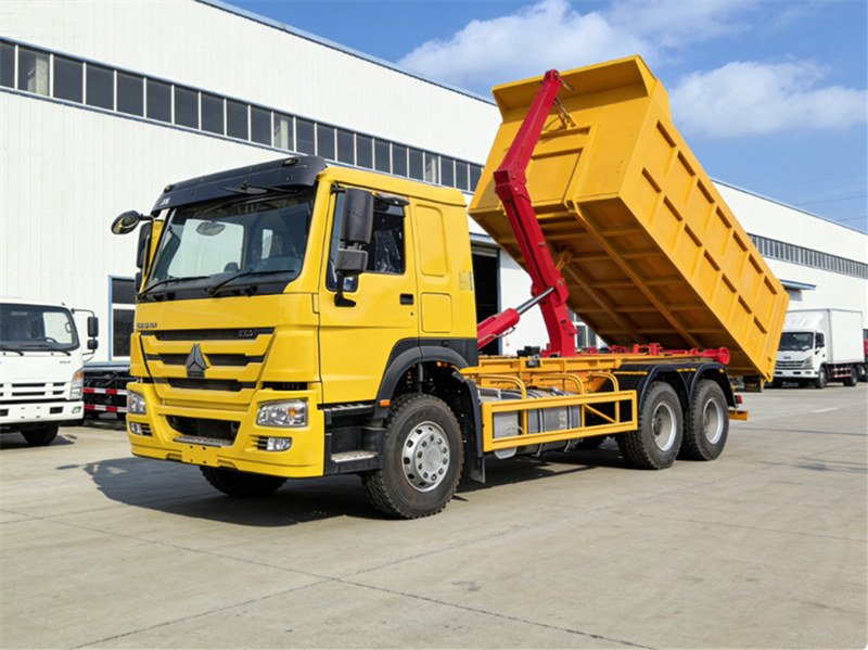 Howo 340HP roll off container garbage truck Howo 340HP roll off container garbage truck
