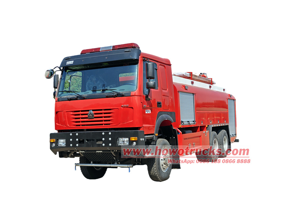 HOWO fire water sprinkler truck