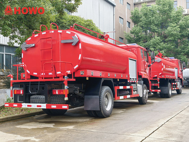 HOWO 12cbm fire rescue truck