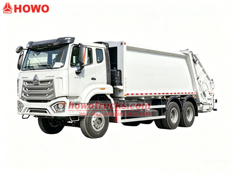 HOWO 20cbm rear loader truck