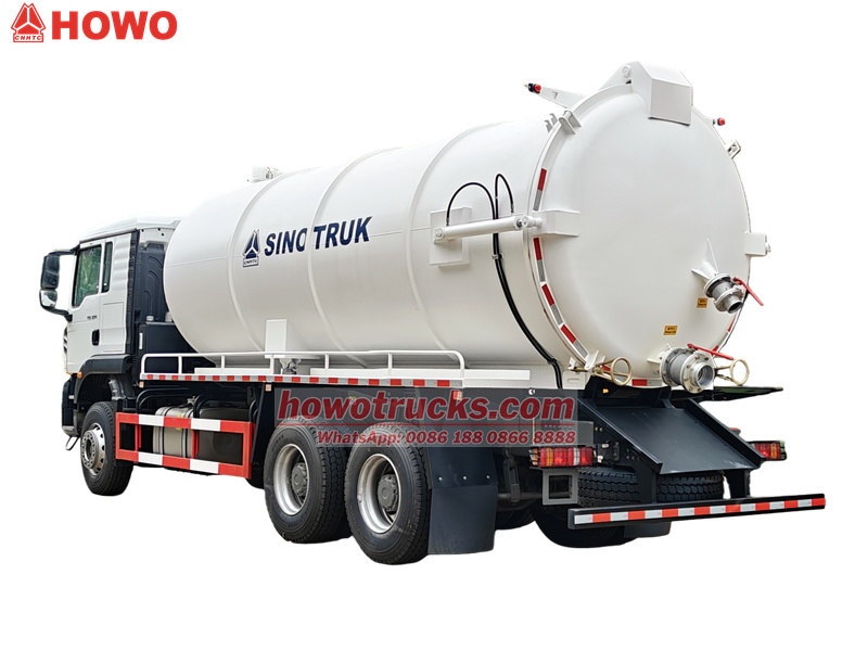 Howo 6x4 sewage tank truck