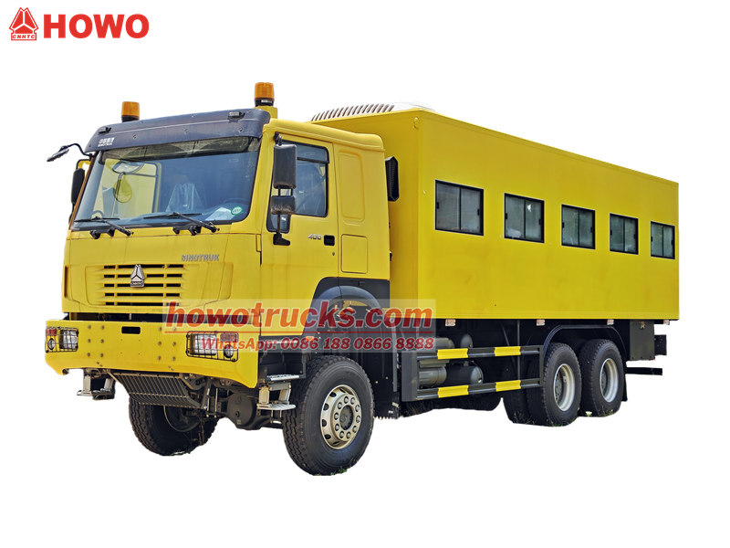 HOWO 6x6 troop carrier passenger truck