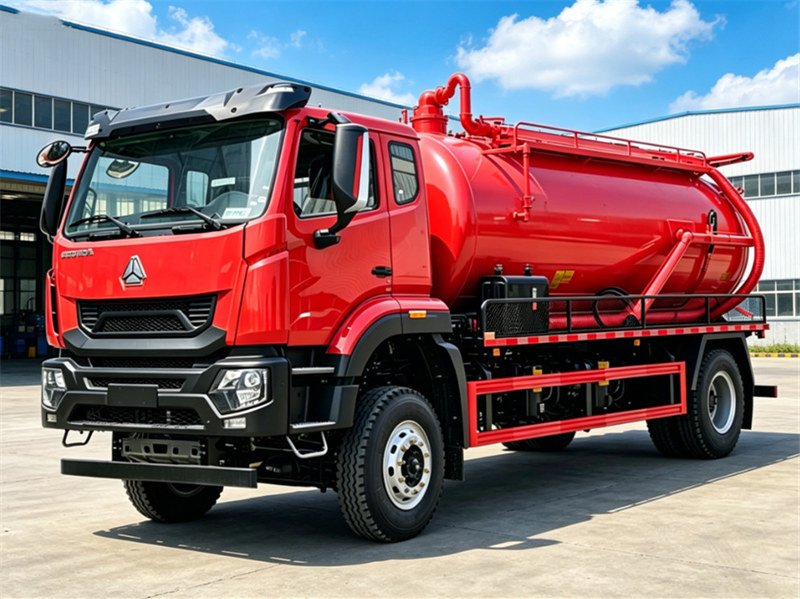 HOWO M7 vacuum sewage tank truck HOWO M7 vacuum sewage tank truck
