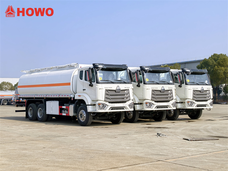 Guinea-Bissau Government First Introduces HOWO NX 6×4 Fuel Tank Trucks