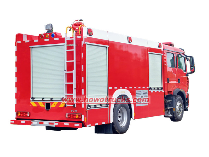 HOWO fire foam tank truck HOWO fire foam tank truck
