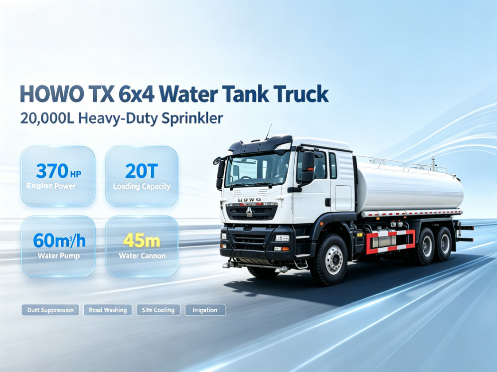 HOWO TX 20000L water tank truck HOWO TX 20000L water tank truck