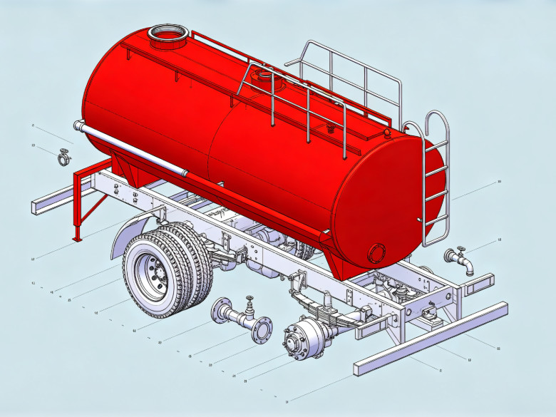 HOWO heavy fire truck